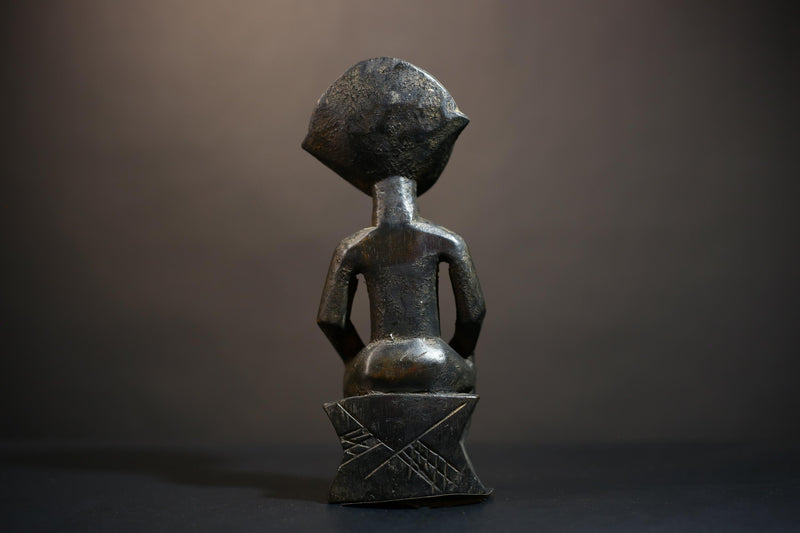 African Art | Rare Maternity Figures | Songye from Former Belgian Congo | Unique Cultural Sculpture | Authentic Tribal Collectible-G4907