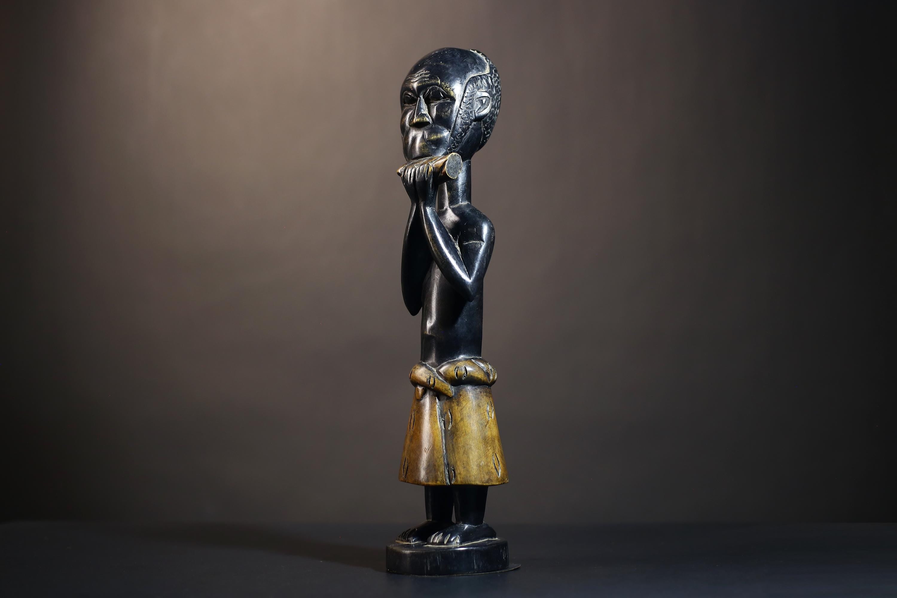 African Hemba Singiti Figure | Handcrafted Tribal Art | Unique Sculpture | DRC Artisan Decor | Cultural Home Accent  -G4903