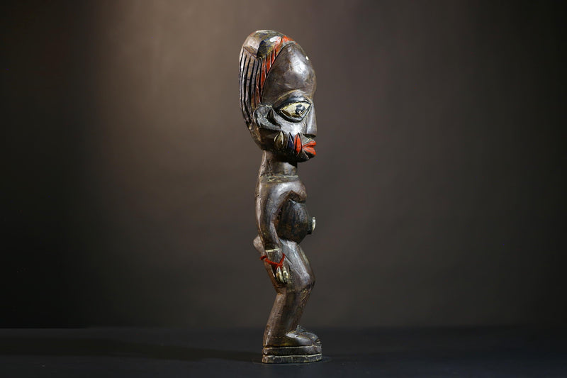 African Yoruba Male Twin Statue | Ibeji Figure | Traditional Art Sculpture | Saki Oyo Craft | Unique Home Decor Piece-G4783