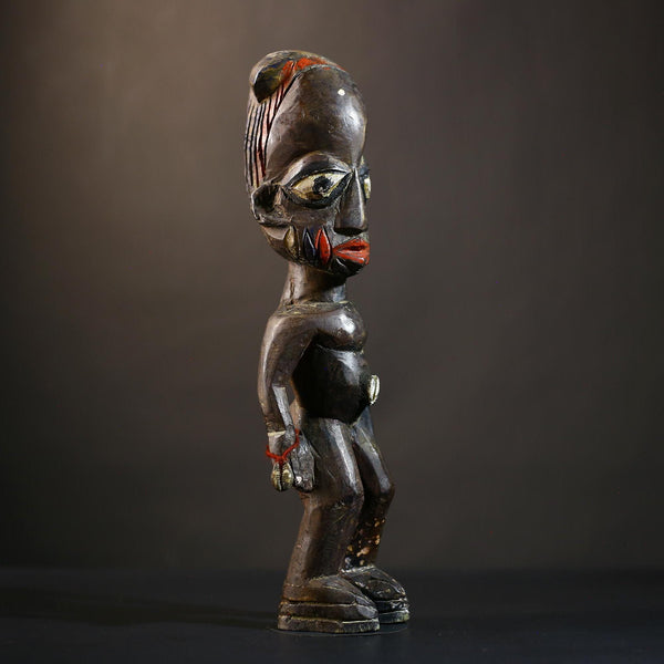 African Yoruba Male Twin Statue | Ibeji Figure | Traditional Art Sculpture | Saki Oyo Craft | Unique Home Decor Piece-G4783