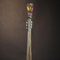 African Traditional Fly Whisk Handmade Straw | Tribal Ceremonial Decor | Unique Cultural Accent | Artisan Home Decoration Piece-G4909