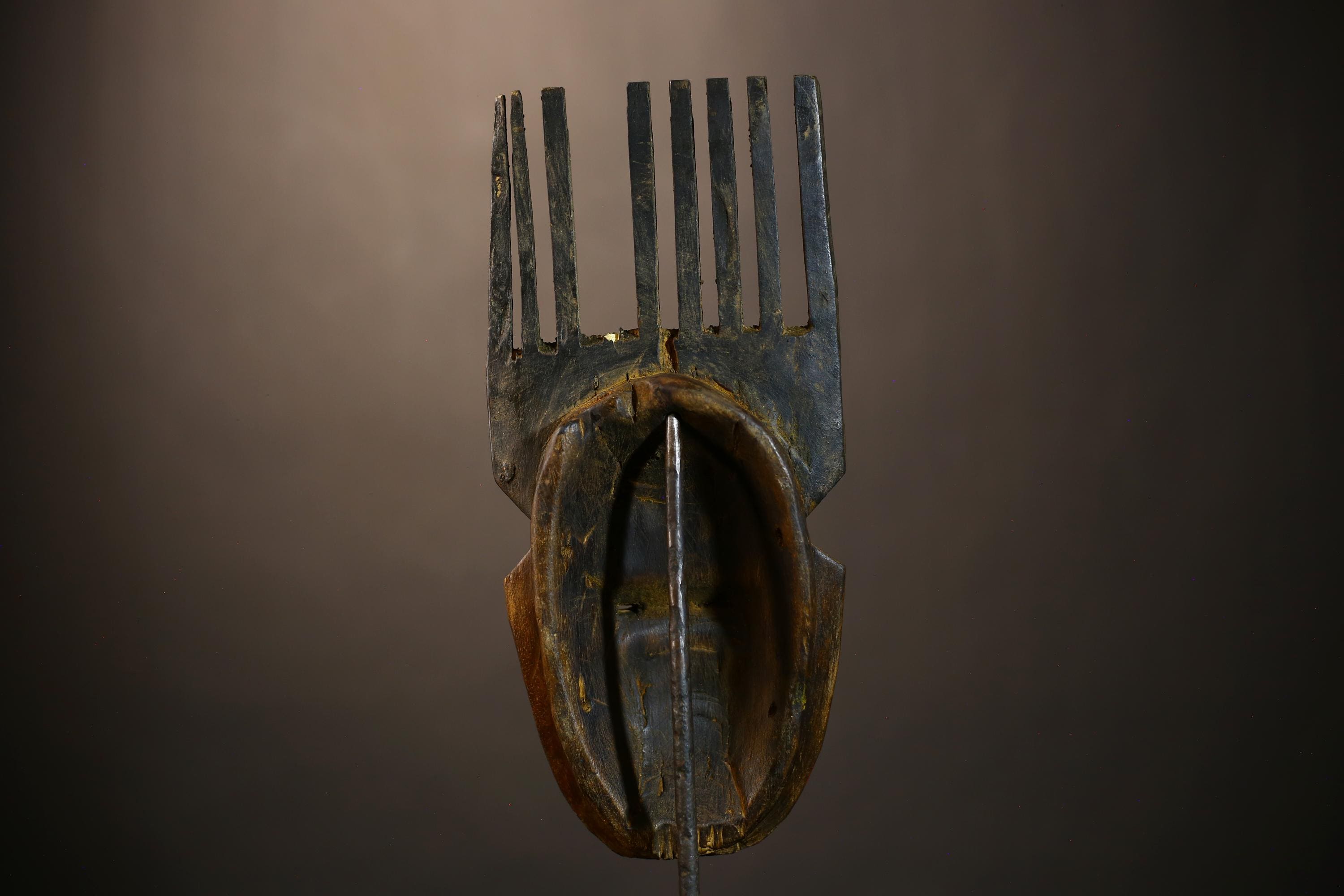 Handmade Bambara Ntomo Initiation Mask | African Tribal Wall Art | Unique Wooden Home Décor | Cultural Masque Display-G4926