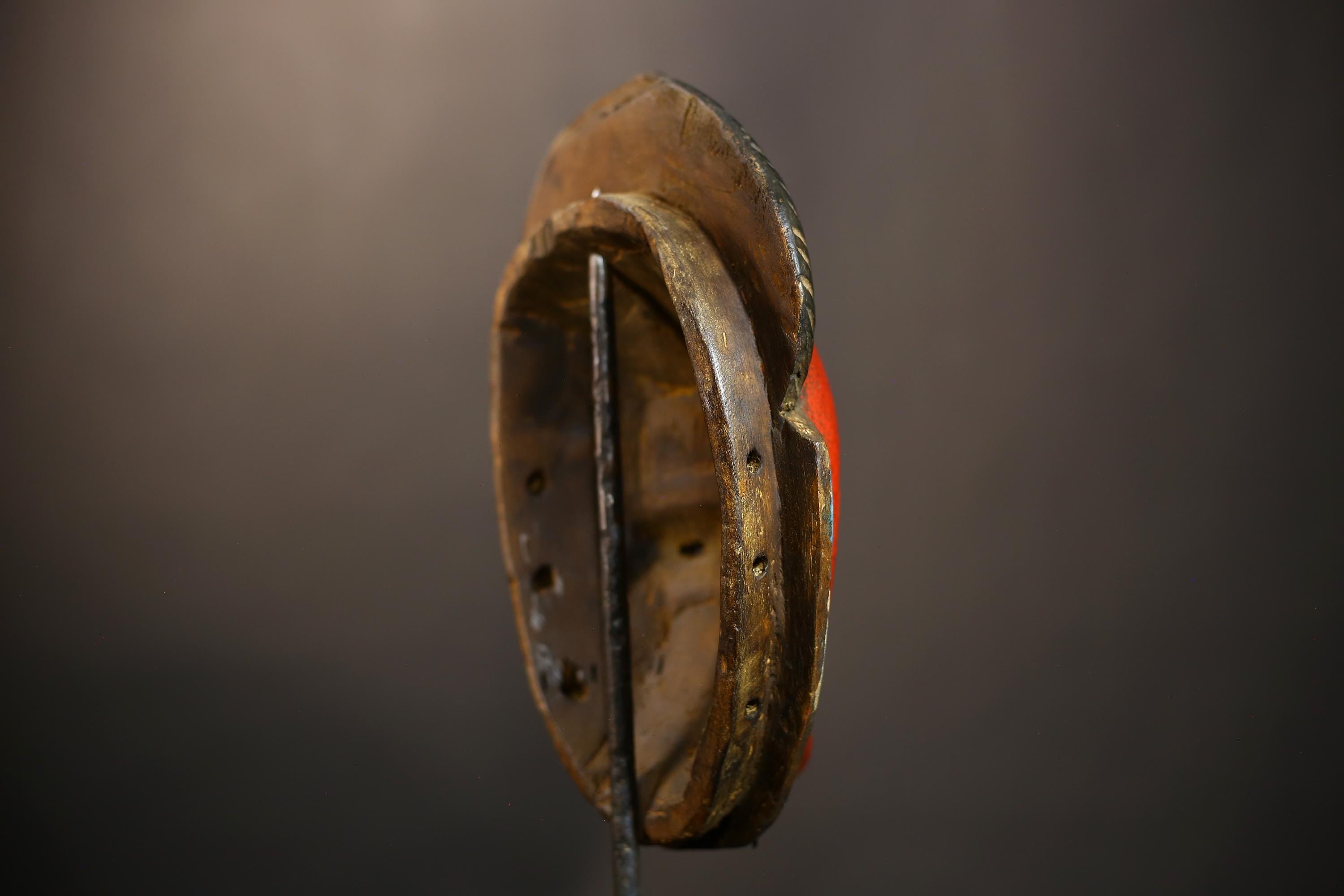 Africa Guro Mask | Vintage Wood Face Wall Decor | Unique Tribal Art | Authentic Collectible Piece | Ethnic Home Accent | Artisan Craft-G4945