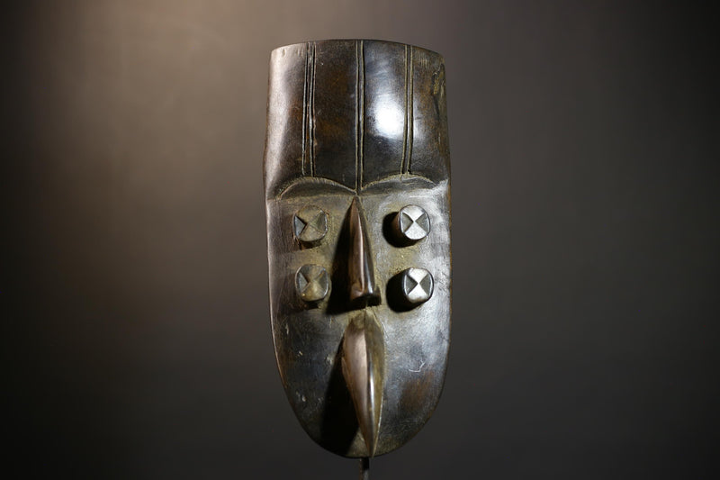 African Grebo Tribal Mask Handcarved | Unique Wall Art Sculpture | Vintage Home Decor Piece | Authentic Cultural Accent Gift-G4795