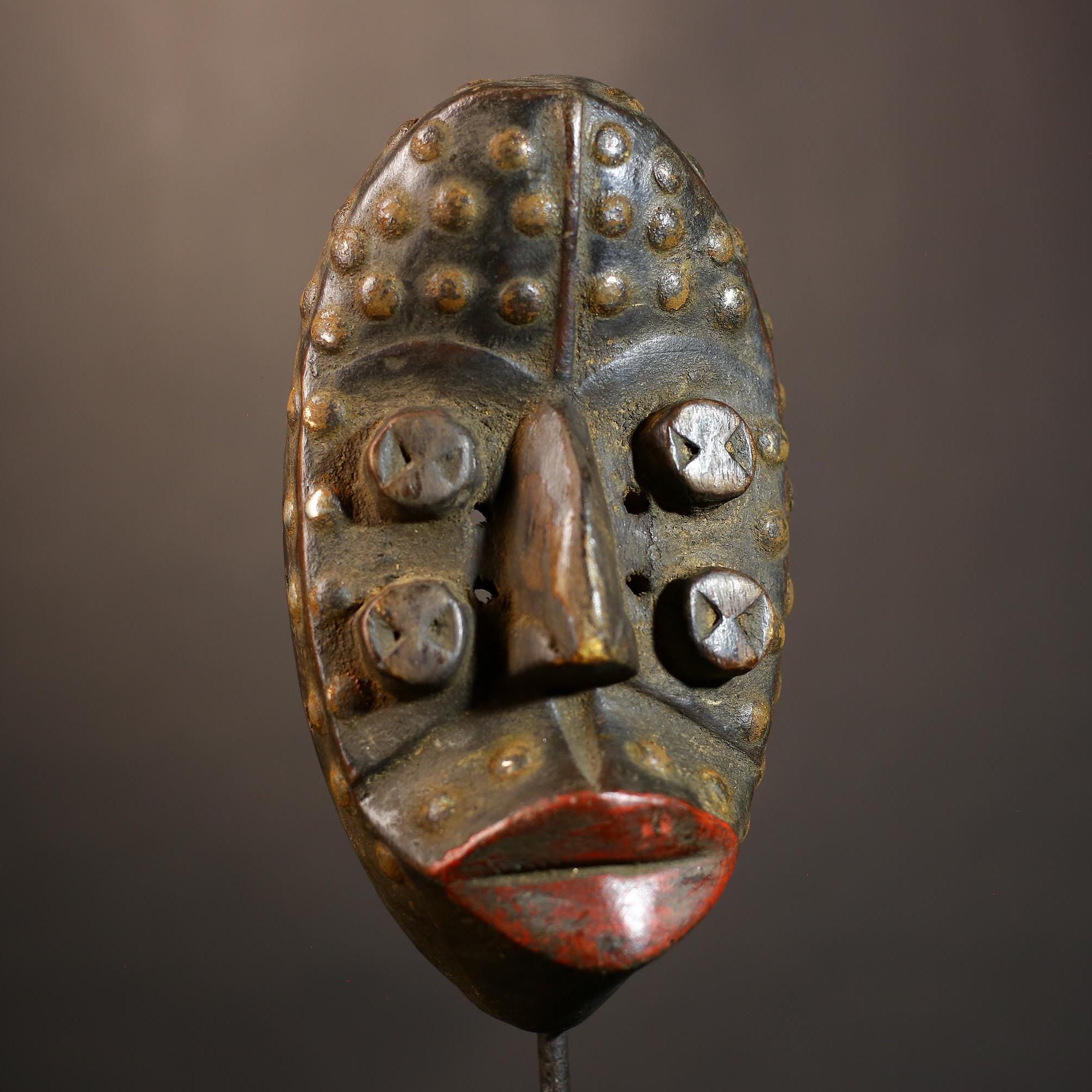 Authentic Handcrafted African Grebo Mask | Unique Tribal Decor | Cultural Art | Ethnic Home Accent | Collectible African Art Piece-G4960