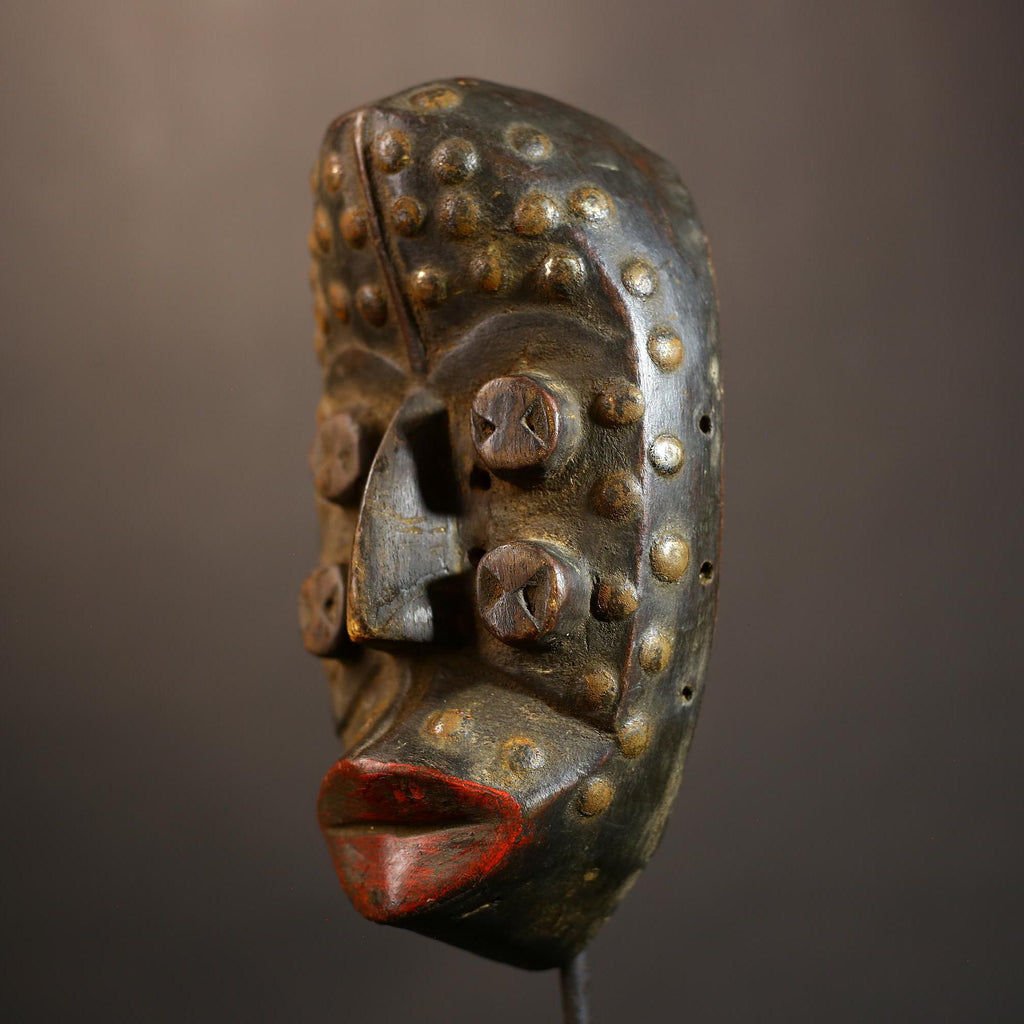 Authentic Handcrafted African Grebo Mask | Unique Tribal Decor | Cultural Art | Ethnic Home Accent | Collectible African Art Piece-G4960