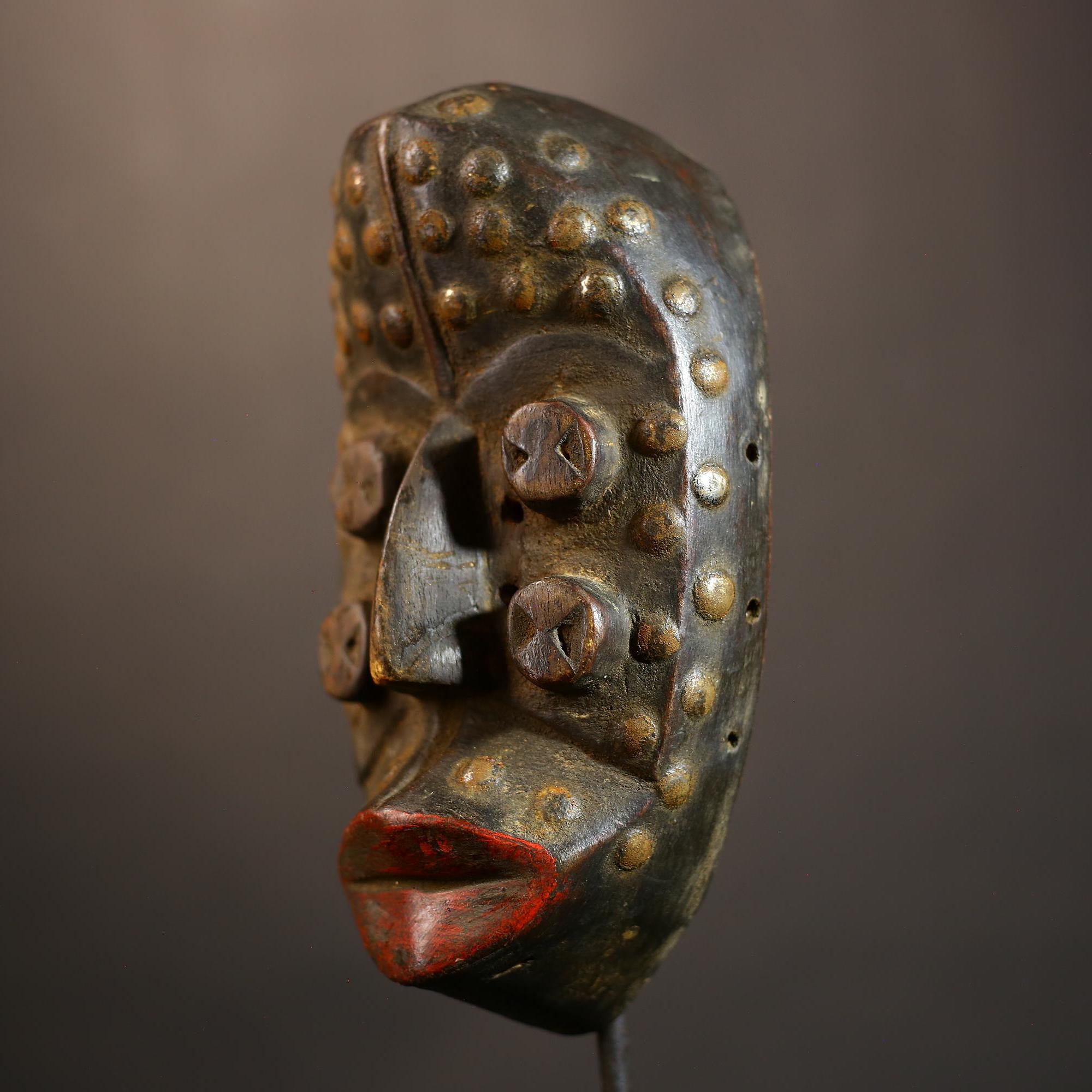 Authentic Handcrafted African Grebo Mask | Unique Tribal Decor | Cultural Art | Ethnic Home Accent | Collectible African Art Piece-G4960