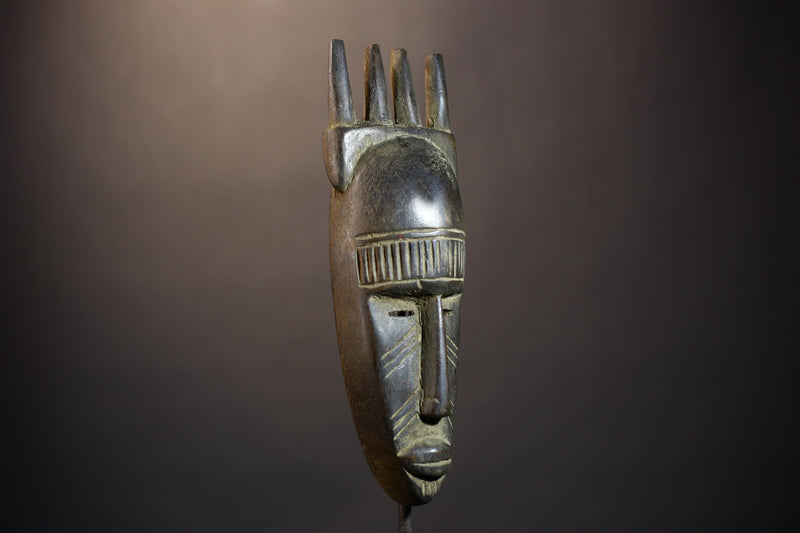 African Bambara Mask | Vintage Kore Tribal Art | Unique Home Décor Piece | Handcrafted Cultural Accent | Authentic African Design-G4826
