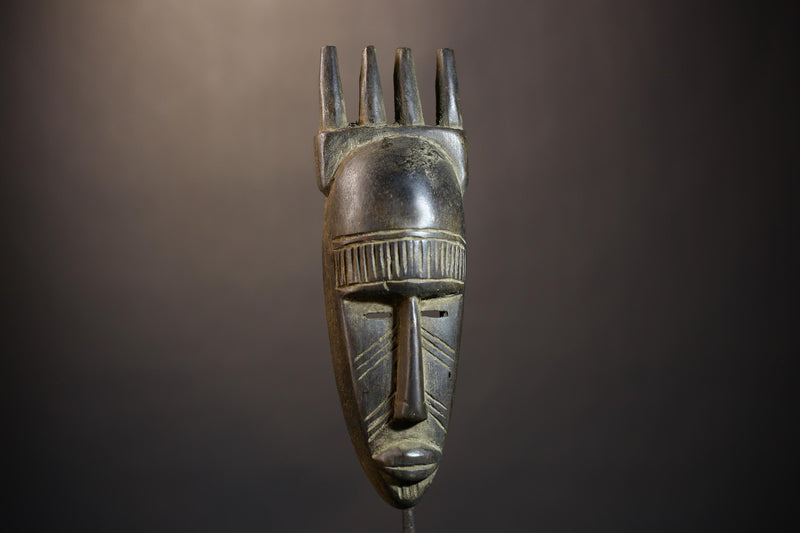 African Bambara Mask | Vintage Kore Tribal Art | Unique Home Décor Piece | Handcrafted Cultural Accent | Authentic African Design-G4826