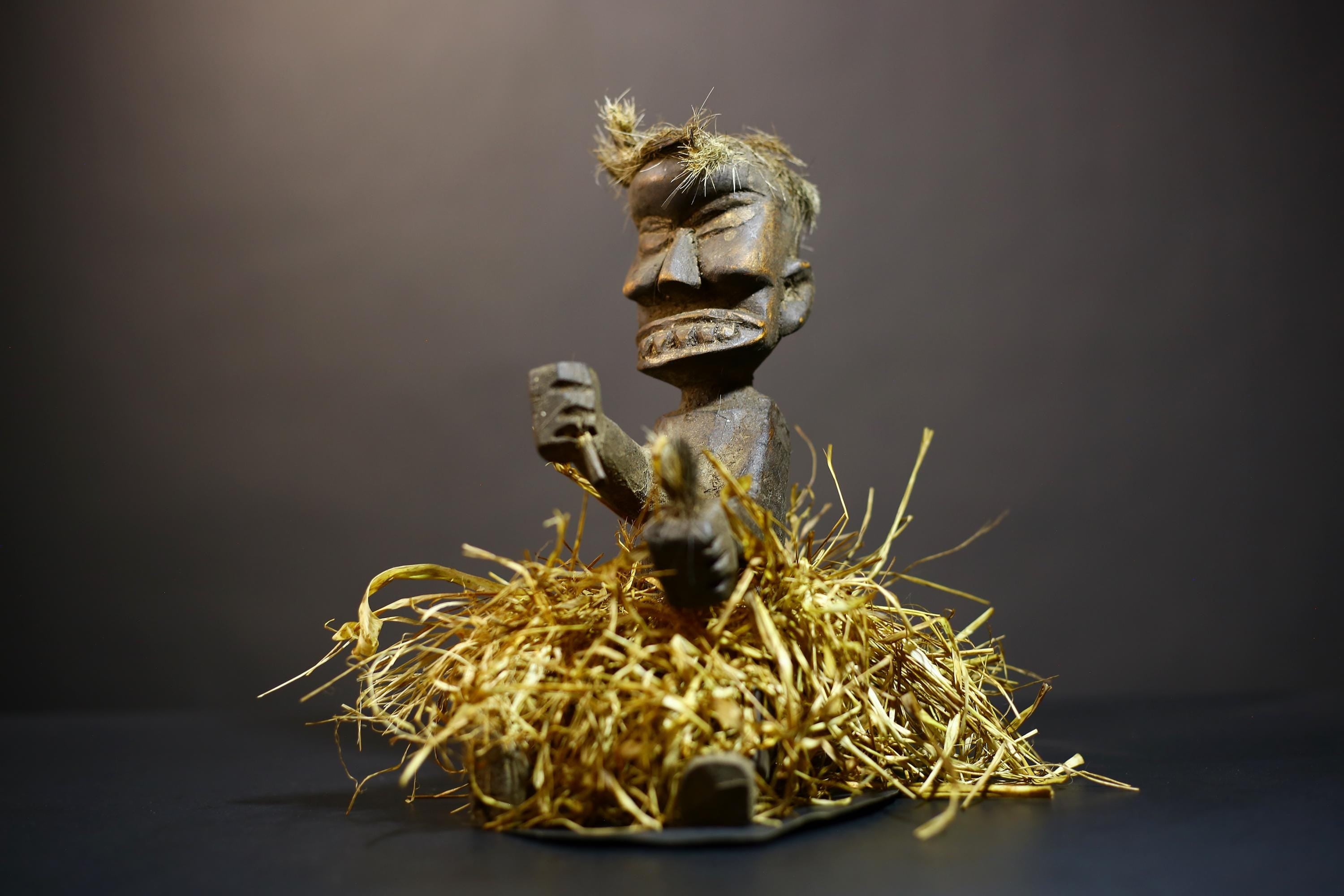 African Yaka Handcrafted Wood Statue | Unique Voodoo Art Decor | Tribal Accent Piece | Artisan Cultural Sculpture | Home Decorative -G4816