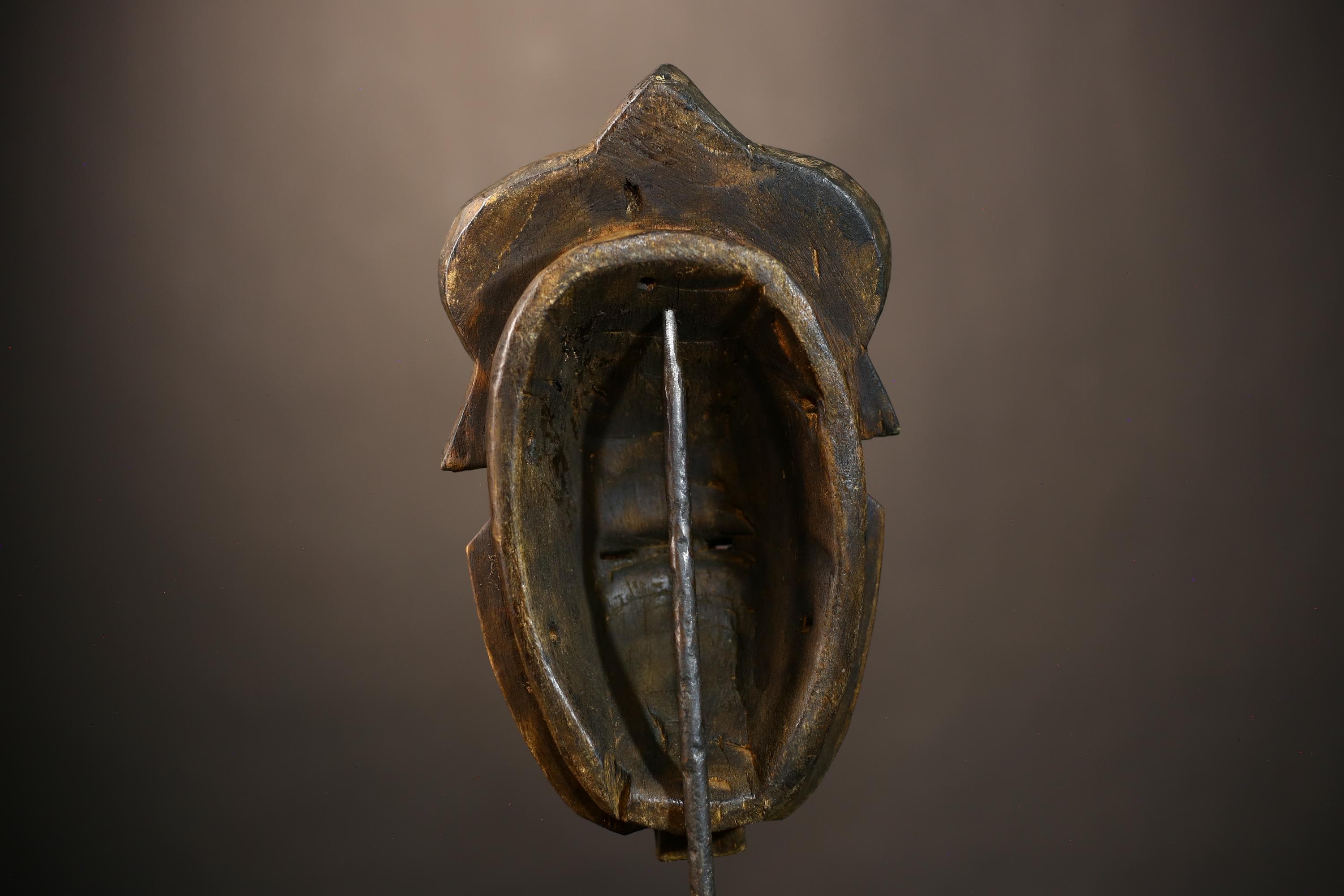 African Mask | Unique Hand-Carved Guro Mask | Africa Wall Hanging | Ethnic Decor | Cultural Art | Artisan Wall Art | Home Accent -G4966