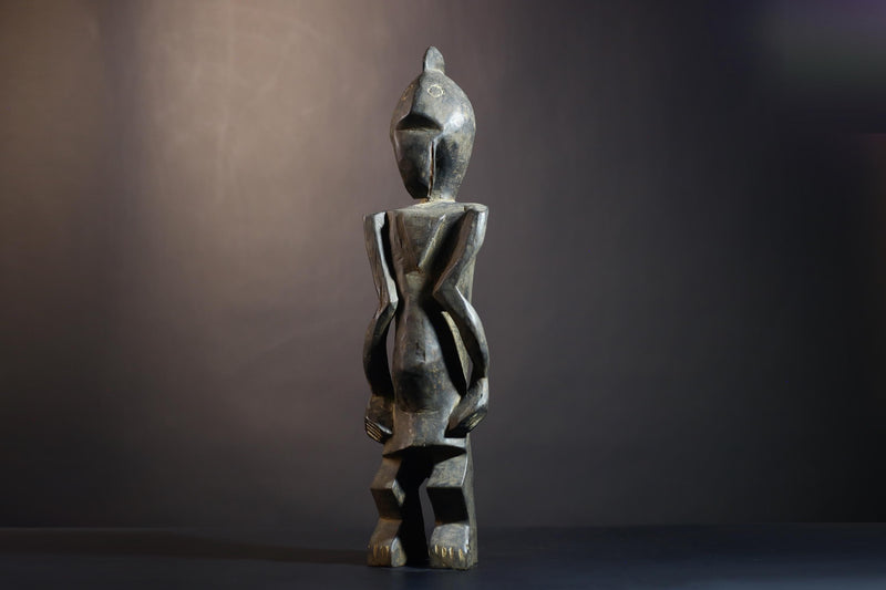 African Mumuye Figurine | Handcrafted Sculpture | Nigerian Art Piece | Unique Home Decor | Ethnic Collectible | Artisan Gift-G4846