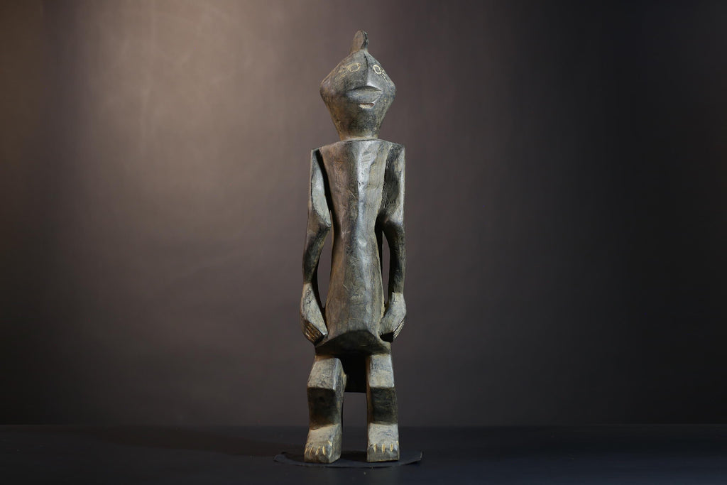 African Mumuye Handcrafted Sculpture Figurine for Unique Home Decor | Cultural Art Piece | Ethnic Design Accent-G4855