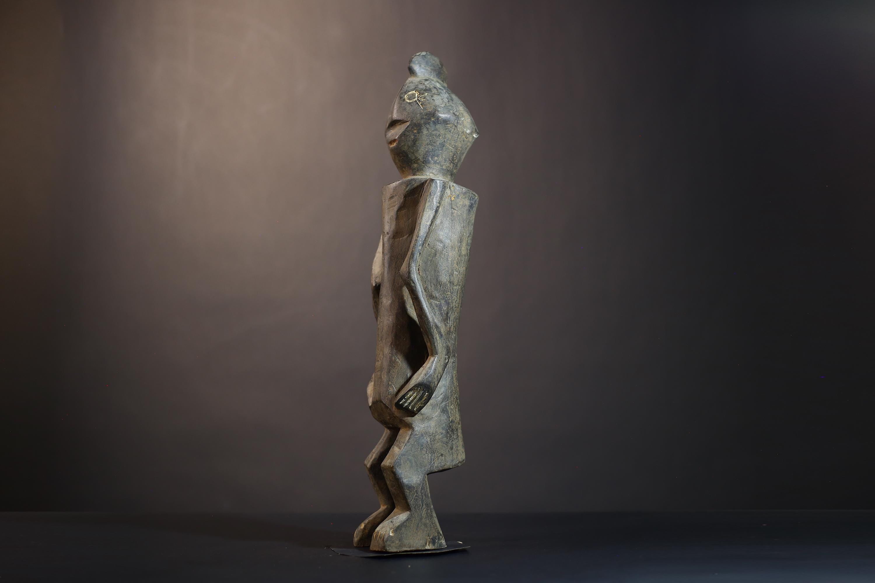 African Mumuye Handcrafted Sculpture Figurine for Unique Home Decor | Cultural Art Piece | Ethnic Design Accent-G4855