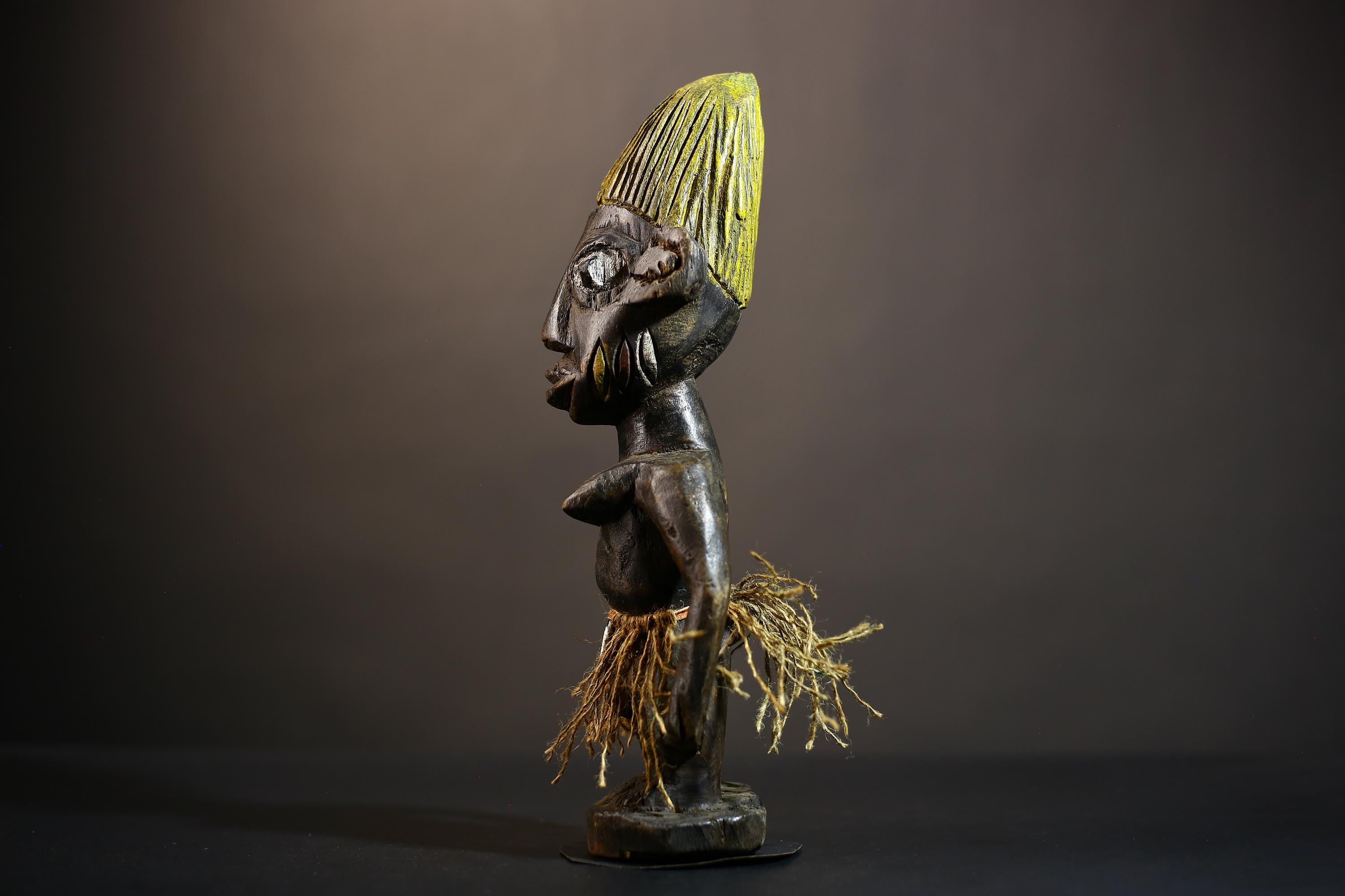 African Yoruba Male Ibeji Figure | Unique Saki Style Art | Oyo Twin Collectible | Handcrafted Cultural Sculpture | Traditional Yoruba -G4875