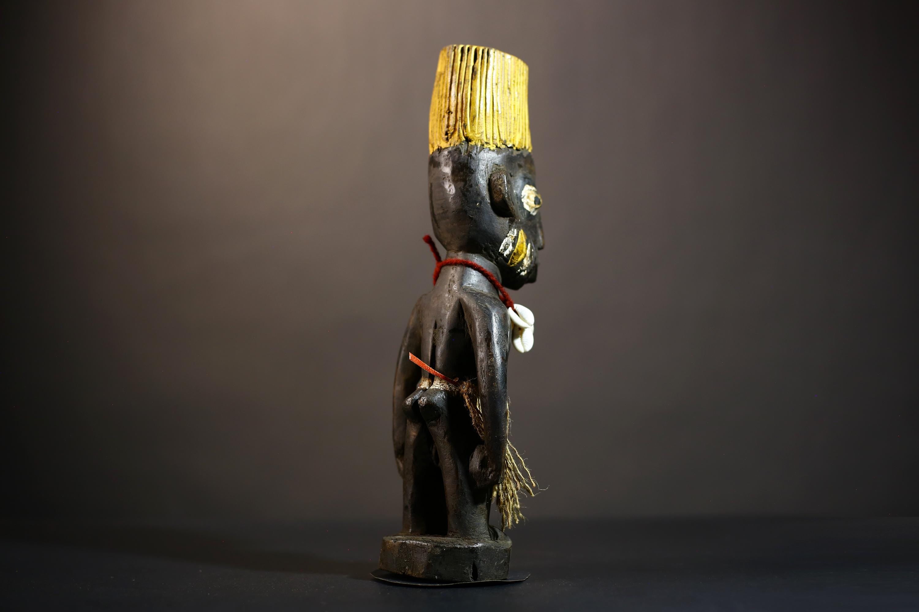 African Yoruba Male Ibeji Twin Figure | Saki Style Oyo Art | Unique Collectible Sculpture | Handmade Nigerian Decor | Yoruba Twins -G4874