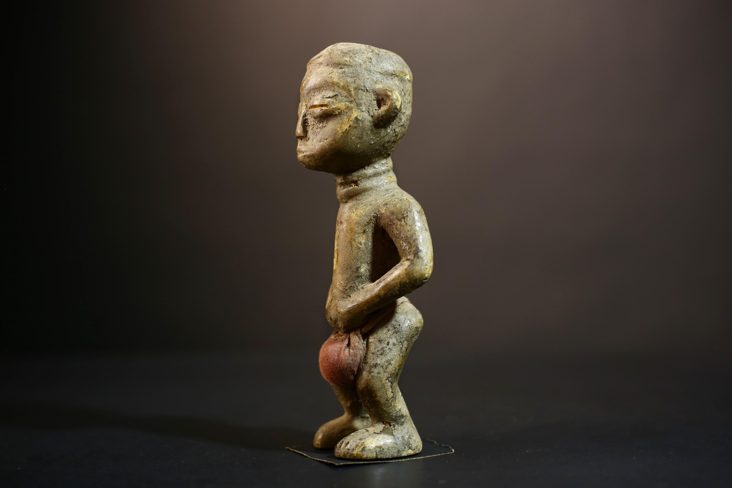 African Antique Benin Figure | Vintage Handcrafted Sculpture | Unique Art Statue | Cultural Heritage | Collectible Decor-G5006