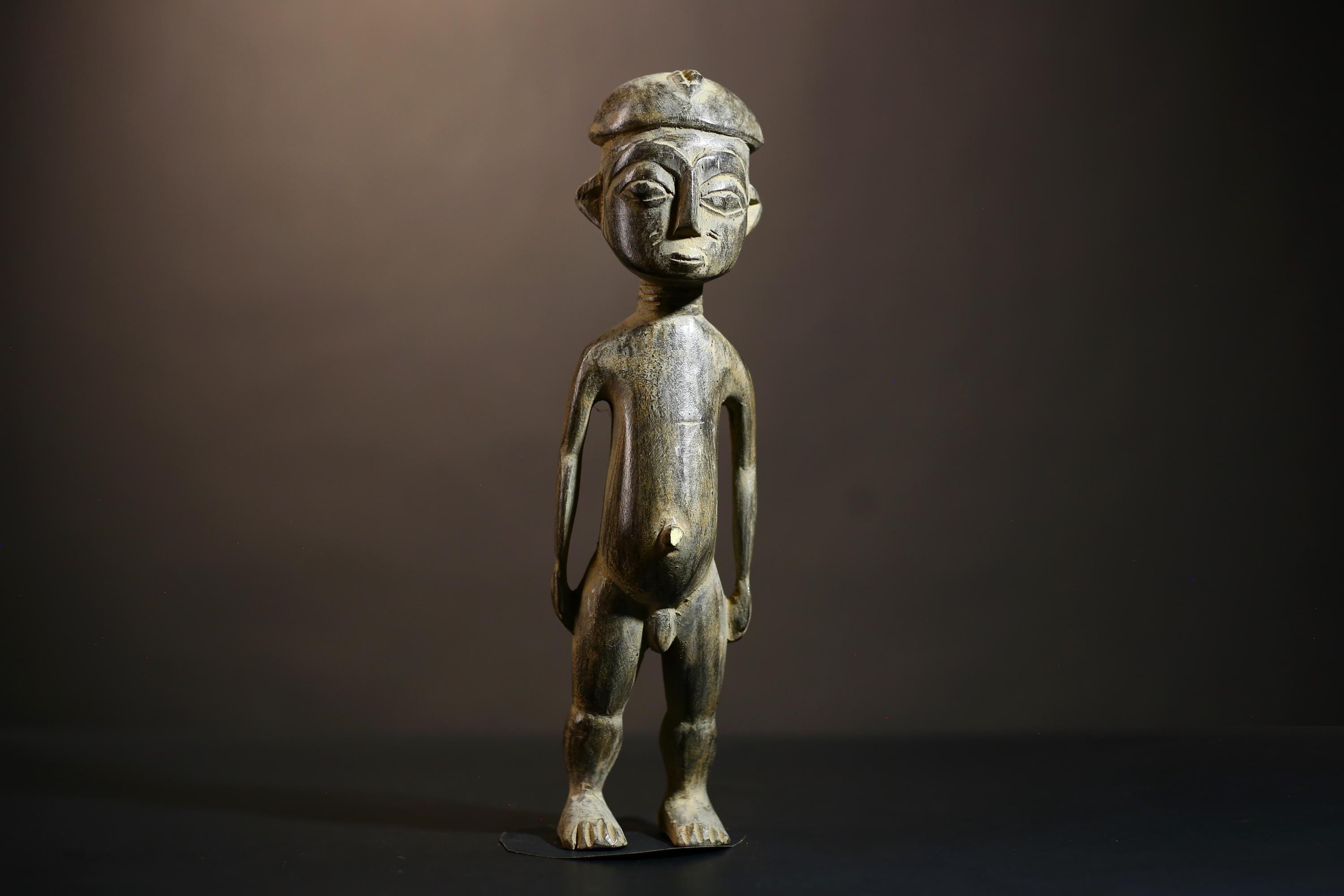 African Yoruba Figure Statue | Handmade Tribal Art from Nigeria | Unique Collectible Decor | Ethnic Culture Masterpiece | Art Piece-G4866