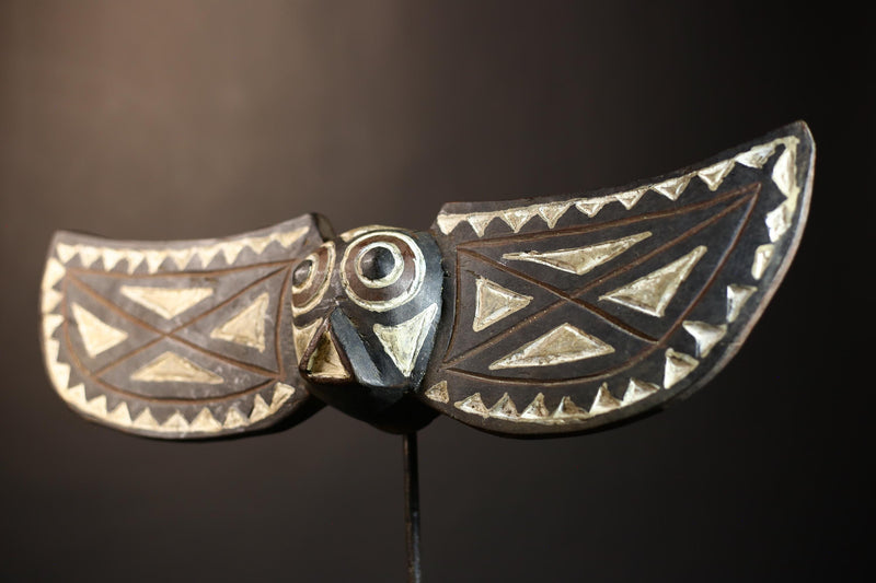 African Handcrafted Bobo Mask | Vintage Tribal Wall Decor | Unique Home Accent | Ethnic Art Piece | Cultural Heritage Decor-G4864