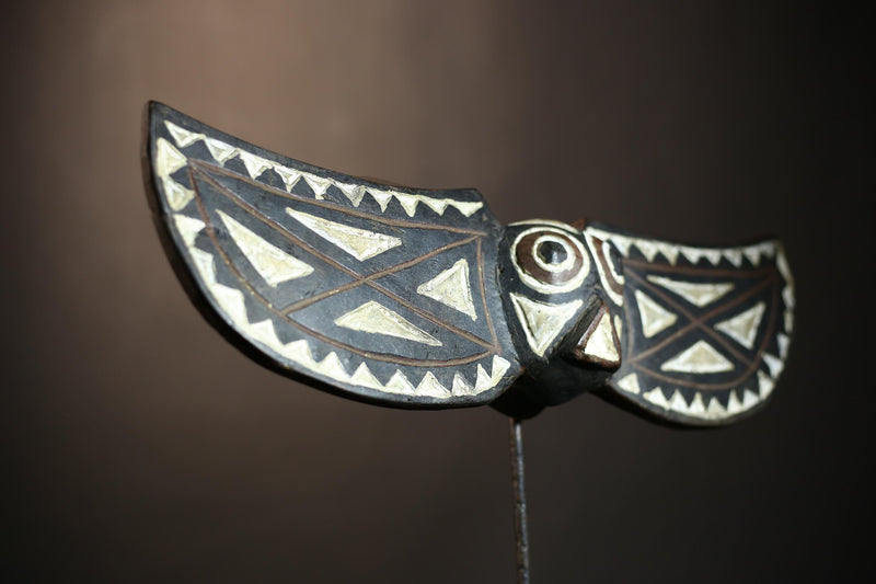 African Handcrafted Bobo Mask | Vintage Tribal Wall Decor | Unique Home Accent | Ethnic Art Piece | Cultural Heritage Decor-G4864