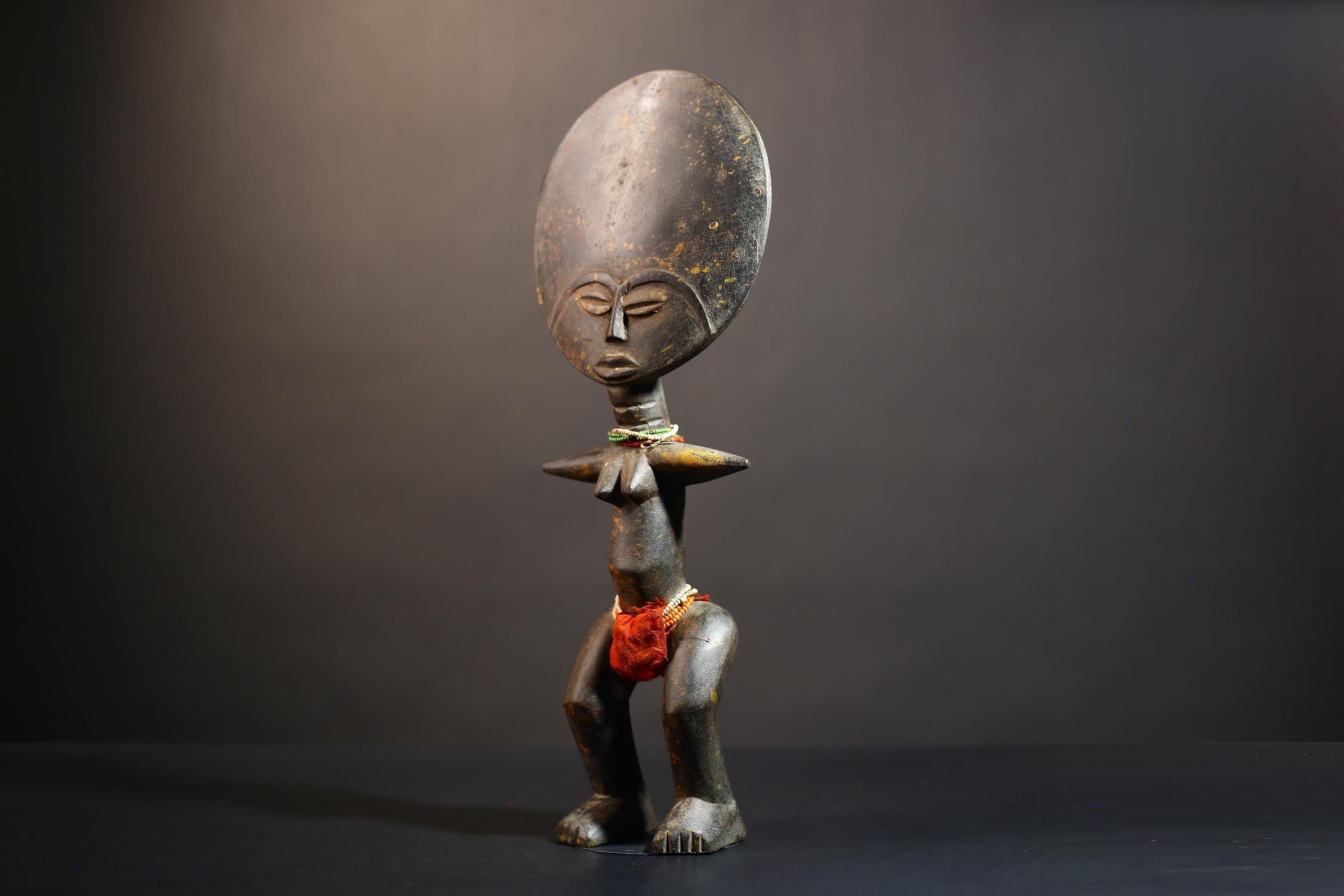 African Hand Carved Akua'ba Doll | Unique Ashanti Art | Fertility Figure | Cultural Sculpture | Home Decor Gift | Collectible-G4878