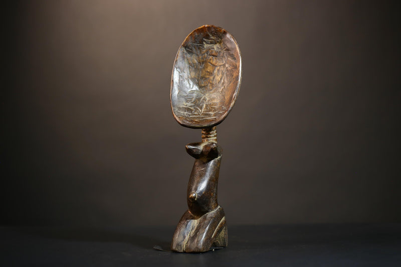 African Vintage Handcrafted Statue Art by Dan Tribe | Unique Home Decor | Tribal Sculpture Piece-G4894