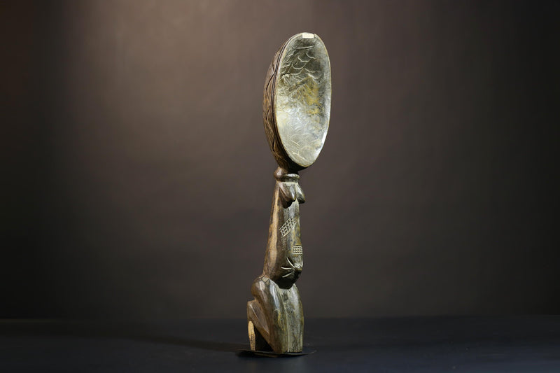 African Art Statue by Dan Tribe | Exquisite Hand-Carved Collectible Piece | Unique Home Decor-G4893