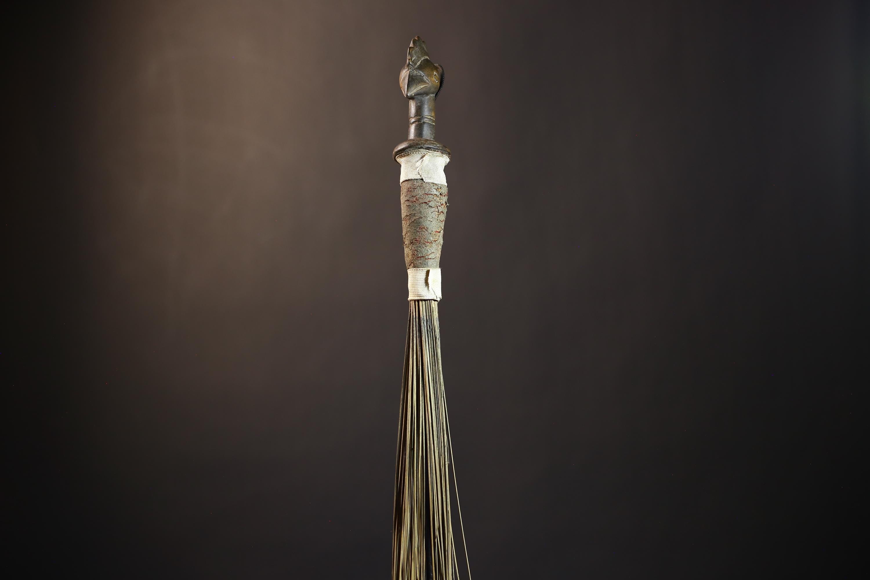 African Handcrafted Fly Whisk | Unique Home Décor | Artisan Craft | Bohemian Style | Eco-Friendly Decor | Cultural Gifts | Designs-G4892