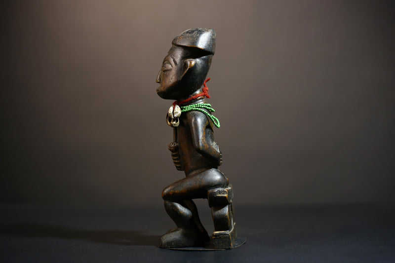 African Handcrafted Igbo Sculpture | Nigeria Ikenga Art | Traditional Home Décor | Unique Gift | Ethnic Art Piece | Cultural Accent-G4890