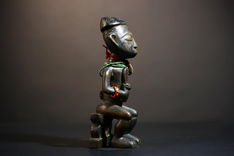 African Handcrafted Igbo Sculpture | Nigeria Ikenga Art | Traditional Home Décor | Unique Gift | Ethnic Art Piece | Cultural Accent-G4890