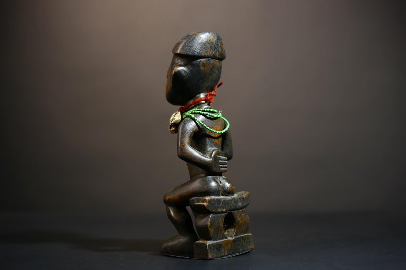 African Handcrafted Igbo Sculpture | Nigeria Ikenga Art | Traditional Home Décor | Unique Gift | Ethnic Art Piece | Cultural Accent-G4890