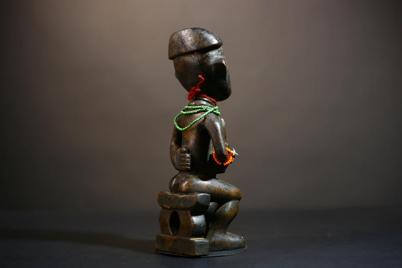 African Handcrafted Igbo Sculpture | Nigeria Ikenga Art | Traditional Home Décor | Unique Gift | Ethnic Art Piece | Cultural Accent-G4890