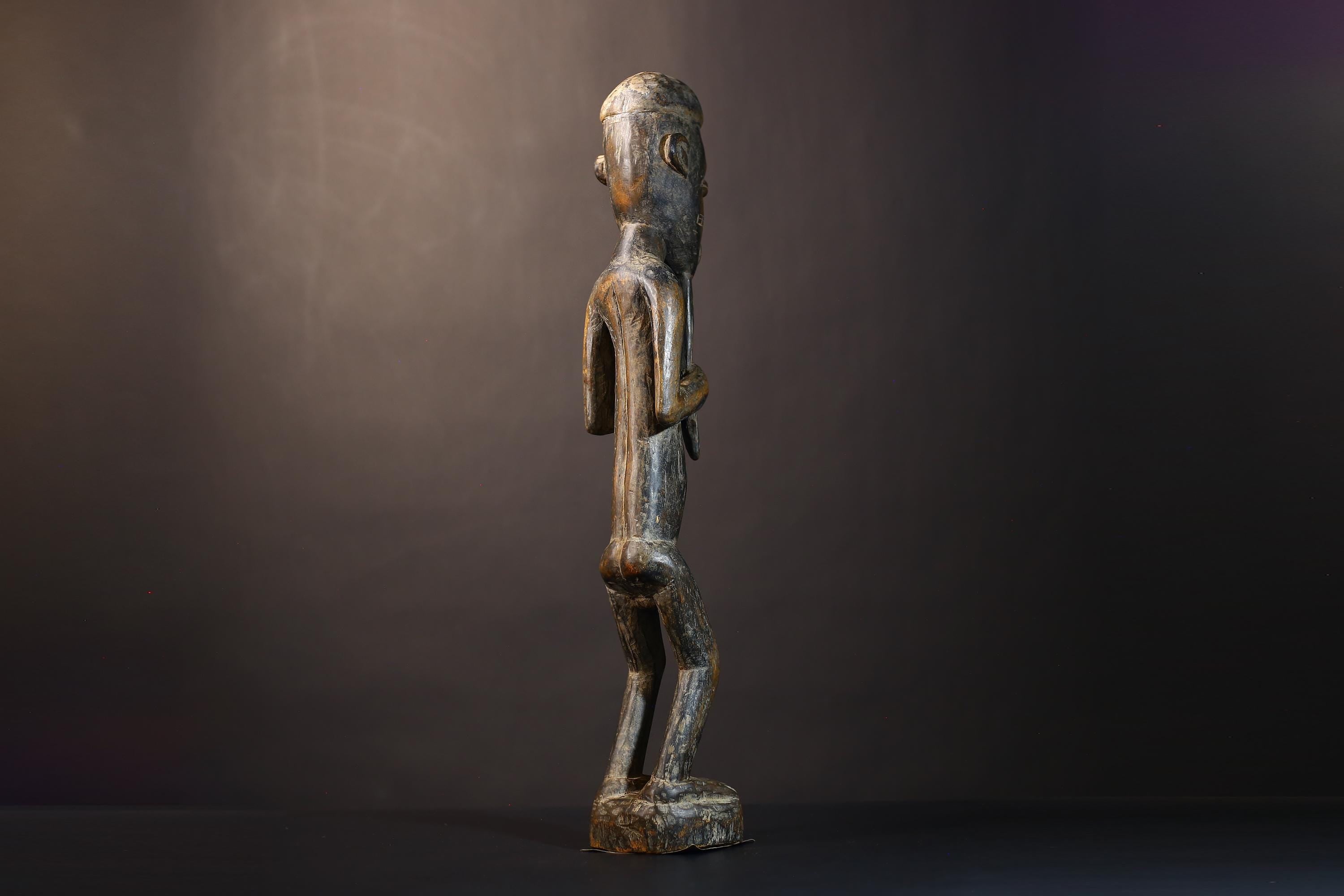 African Vintage Asie Usu Baoule Statue | Unique Cultural Artifact | Ethnic Collectible | African Heritage Decor | Artisan Craft-G5058