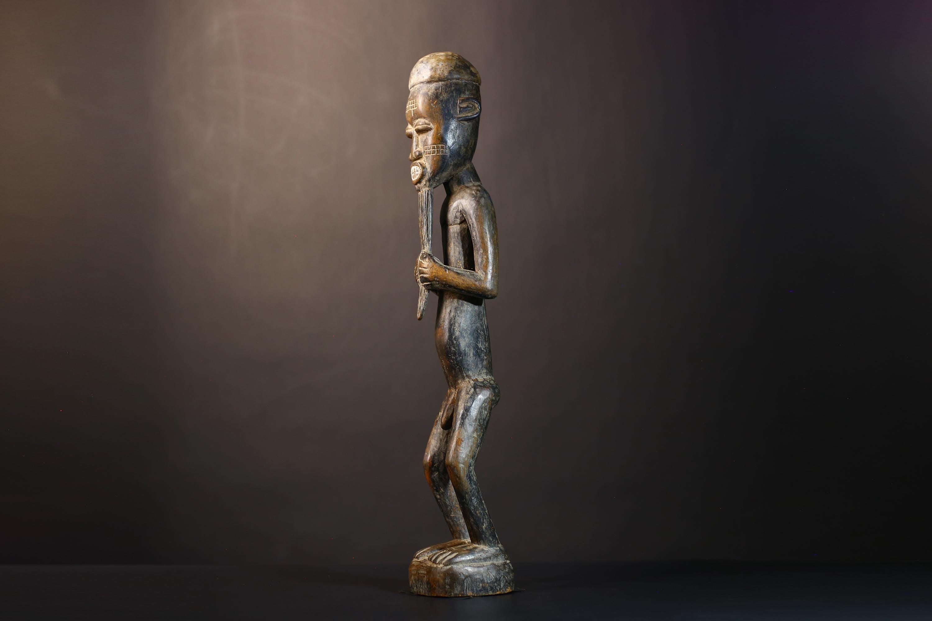 African Vintage Asie Usu Baoule Statue | Unique Cultural Artifact | Ethnic Collectible | African Heritage Decor | Artisan Craft-G5058