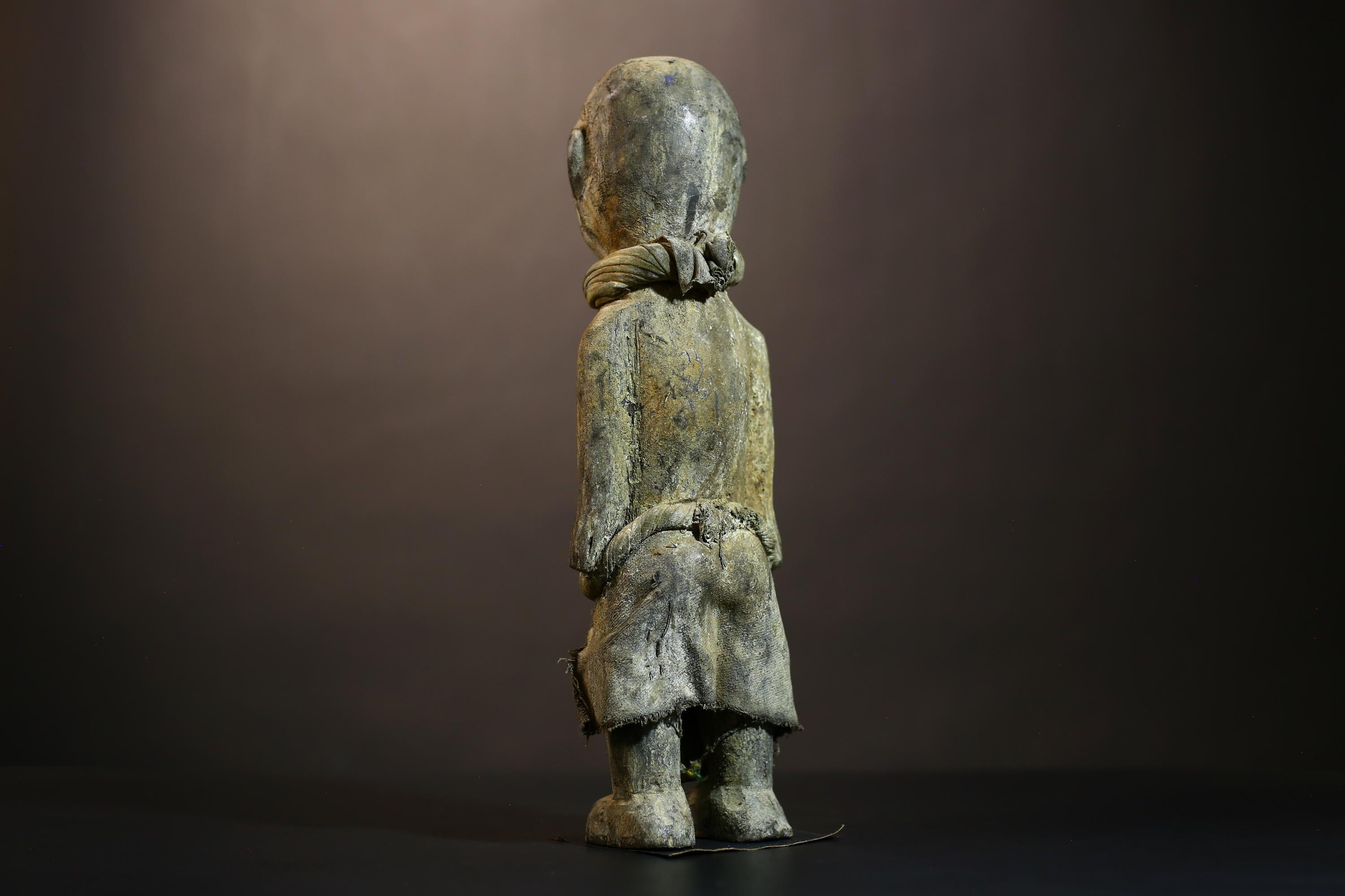 African Nkondi Nkisi Figure | Unique Kongo Voodoo Spirit Statue | Tribal Art Collectible | Ethnic Decor | Cultural Heritage -G5057