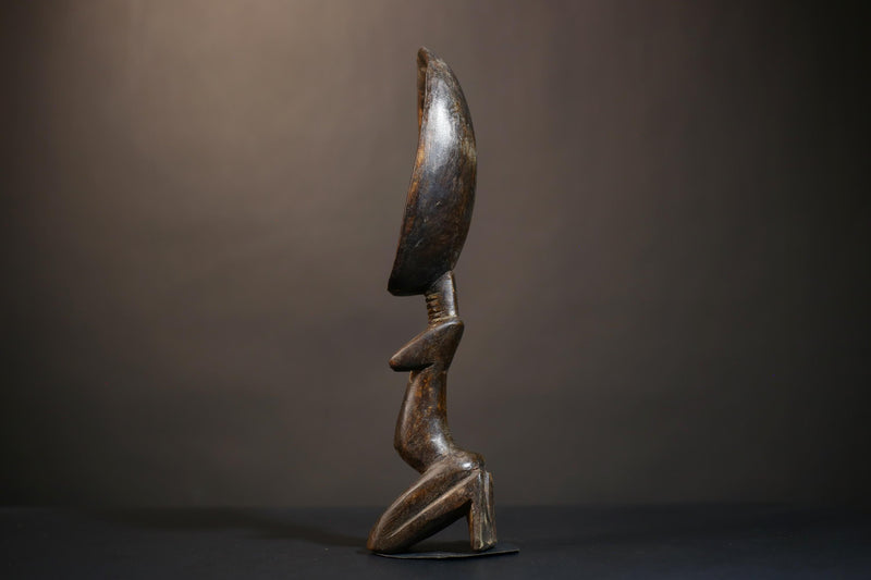 African Hemba Singiti Figure | Handcrafted Tribal Art | Unique Sculpture | Democratic Republic of Congo | Cultural Decor Piece-G4904