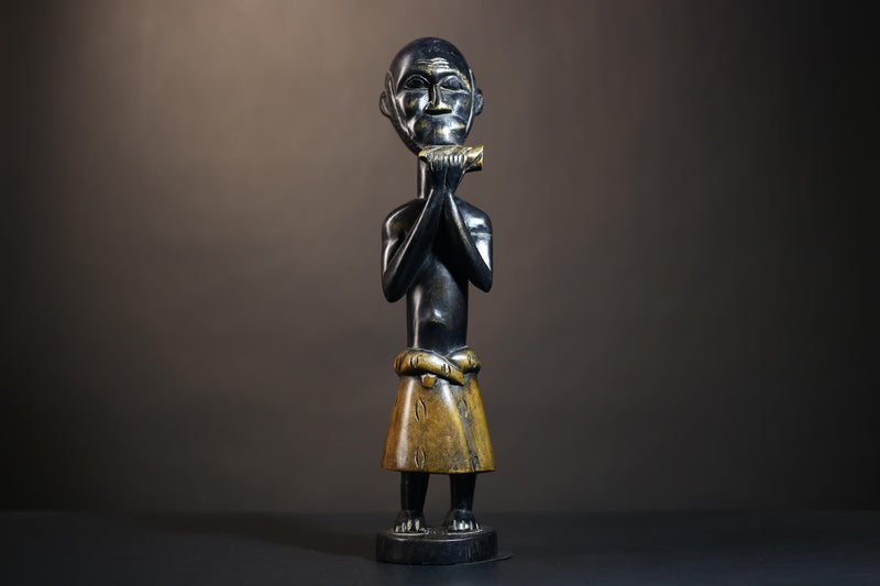 African Hemba Singiti Figure | Handcrafted Tribal Art | Unique Sculpture | DRC Artisan Decor | Cultural Home Accent  -G4903