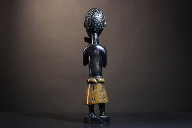 African Hemba Singiti Figure | Handcrafted Tribal Art | Unique Sculpture | DRC Artisan Decor | Cultural Home Accent  -G4903