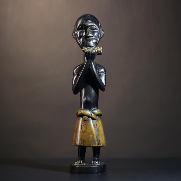 African Hemba Singiti Figure | Handcrafted Tribal Art | Unique Sculpture | DRC Artisan Decor | Cultural Home Accent  -G4903