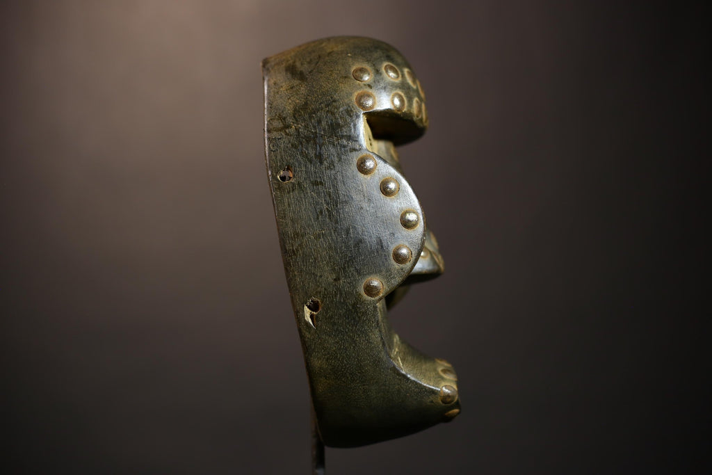 African Antique Dan Mask | Wood Carved Art | Rare Tribal Ritual Piece | Unique Home Decor | Ethnic Collectible | Cultural Artifact-G5061