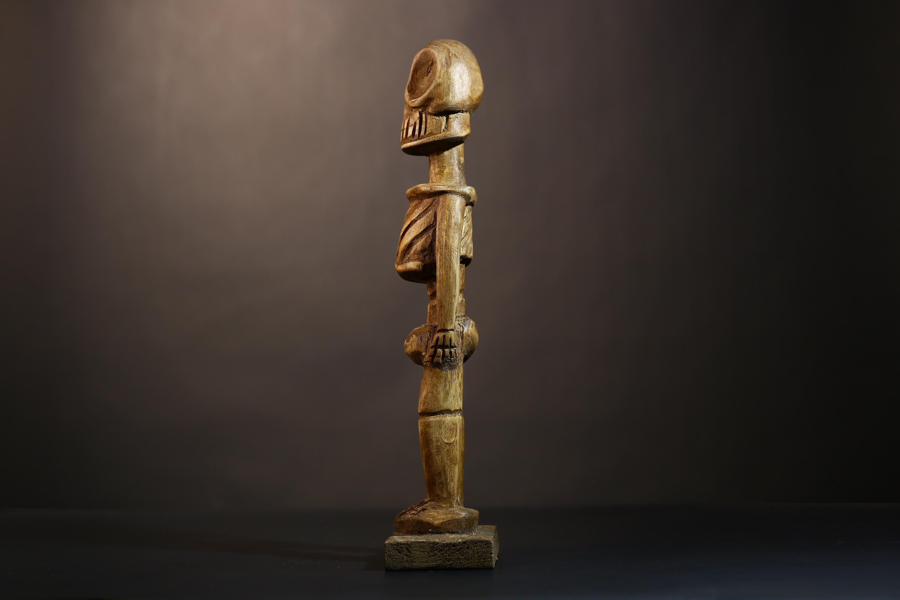 African Tiv Vintage Statue | Unique Commemorative Figure | Art for Collectors | Handcrafted Home Decor | Ethnic Art Sculpture-G5074