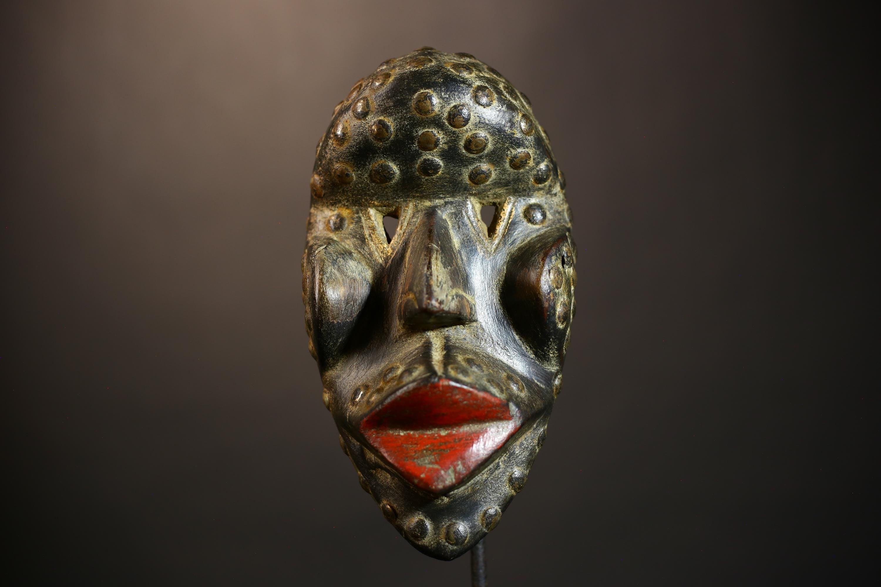 African Mask | Dan Kran Tribal Handmade | Wall Decor | Ethnic Vintage Art | Unique Collectible Piece-G4917