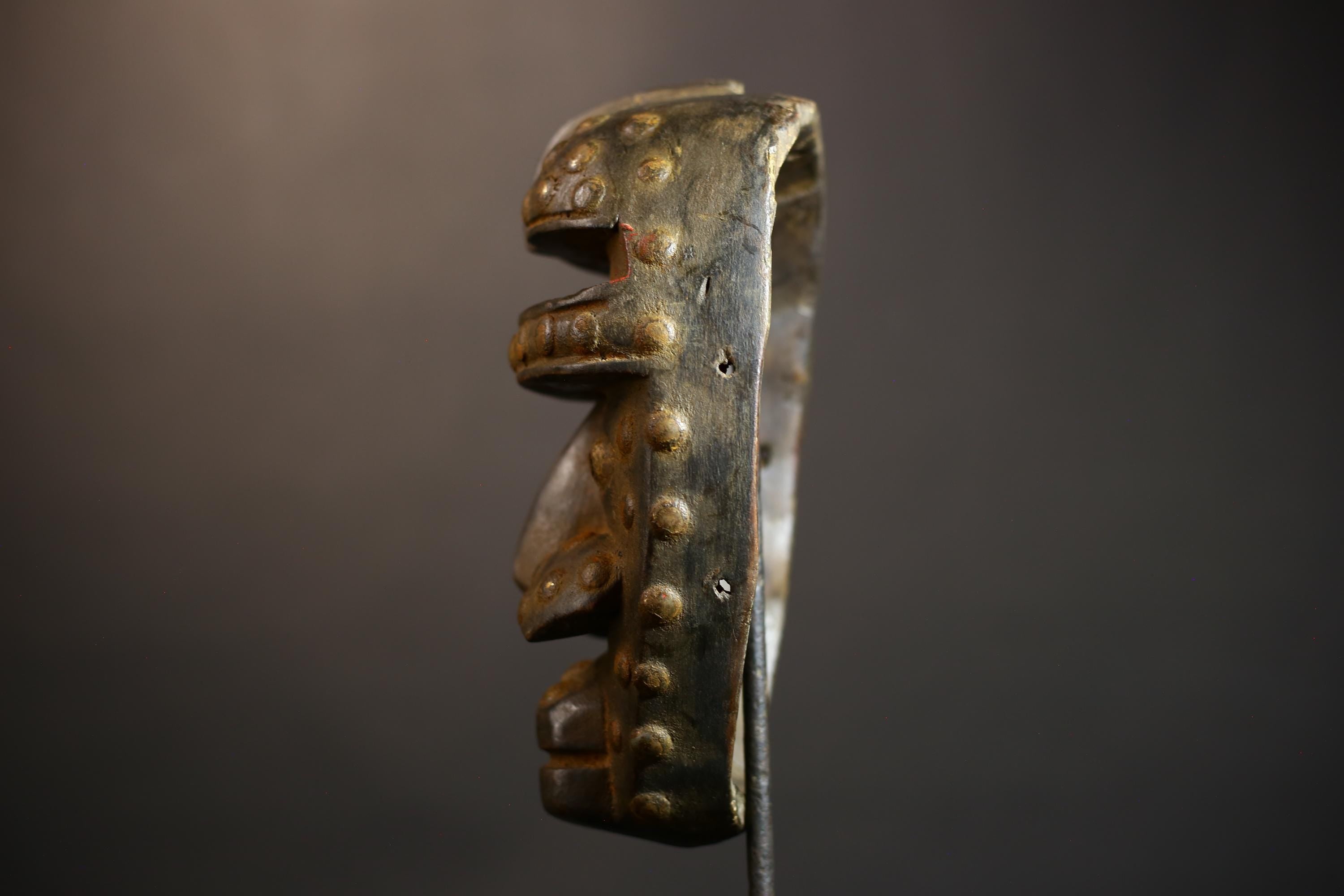 African Tribal Mask | Dan Kran Wood Wall Art | Handmade Vintage Decor | Ethnic Wall Hanging | Unique Home Decor Item-G4916