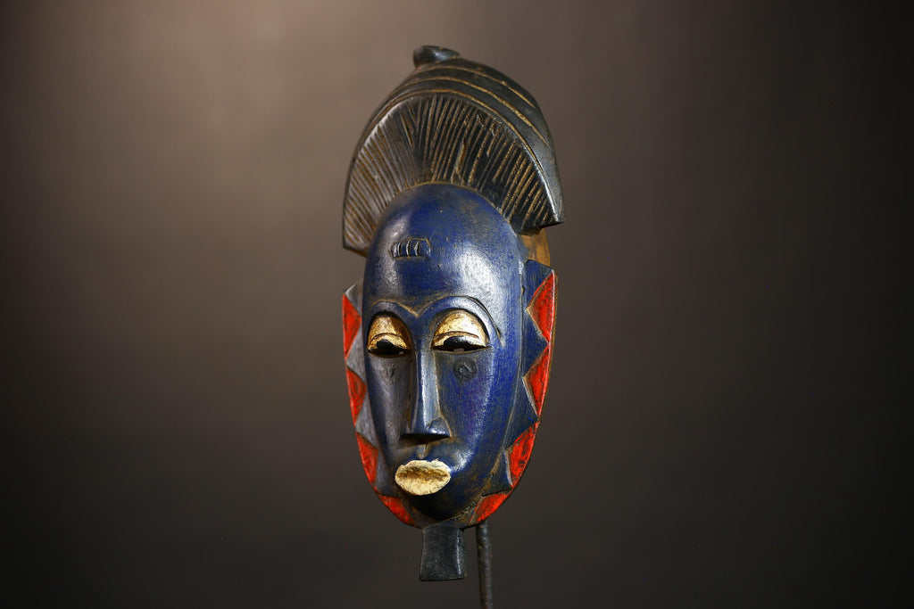 Handmade Bambara Ntomo Initiation Mask | African Tribal Wall Art | Unique Wooden Home Décor | Cultural Masque Display -G4924