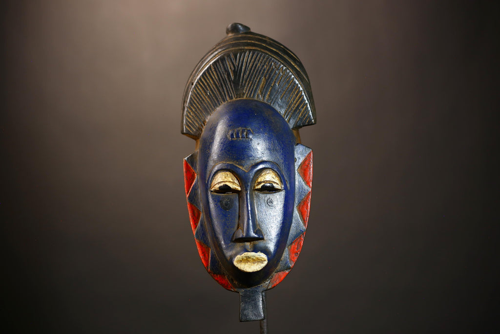 Handmade Bambara Ntomo Initiation Mask | African Tribal Wall Art | Unique Wooden Home Décor | Cultural Masque Display -G4924