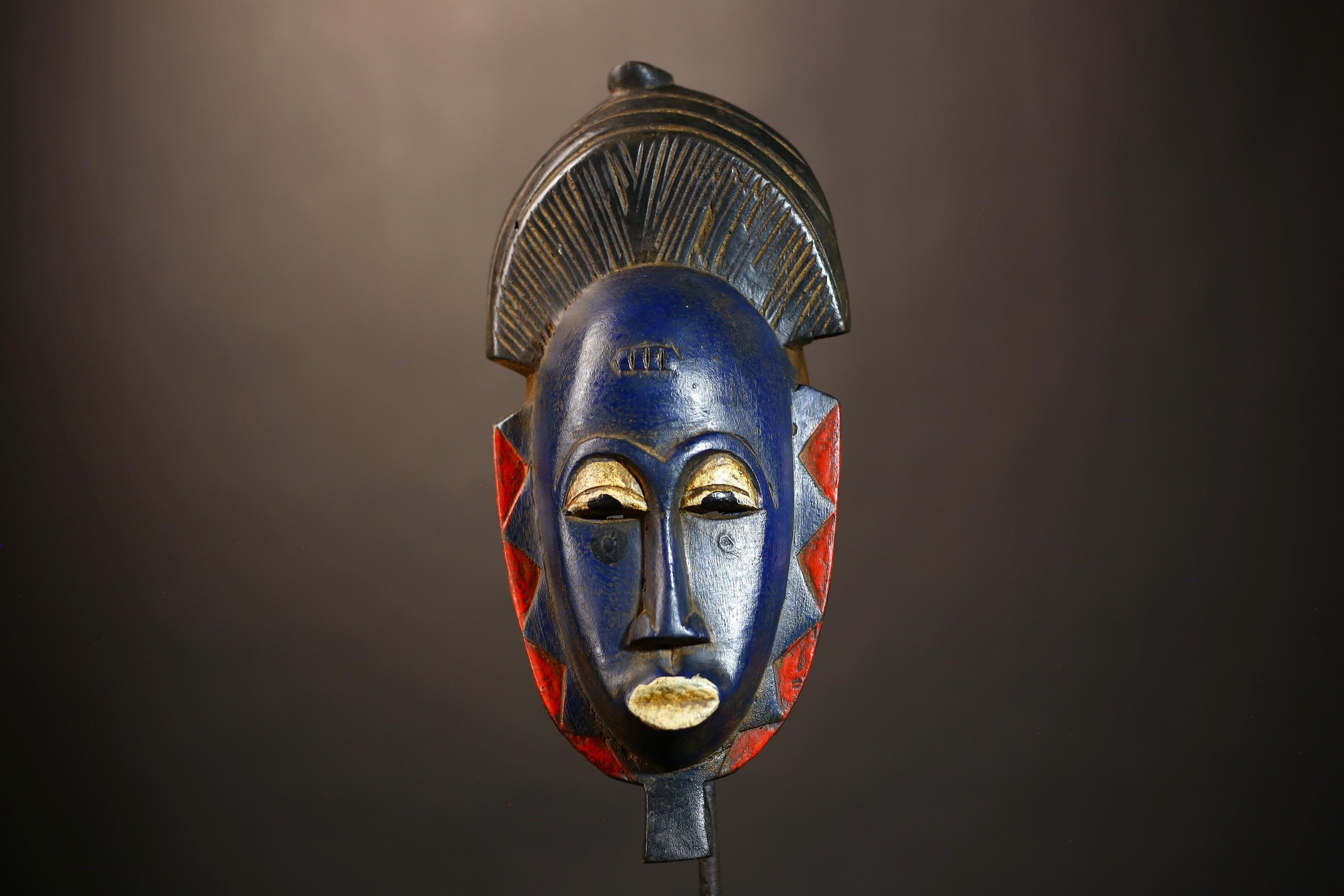 Handmade Bambara Ntomo Initiation Mask | African Tribal Wall Art | Unique Wooden Home Décor | Cultural Masque Display -G4924