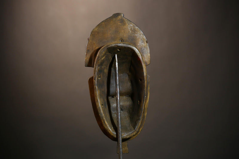 Handmade Bambara Ntomo Initiation Mask | African Tribal Wall Art | Unique Wooden Home Décor | Cultural Masque Display -G4924