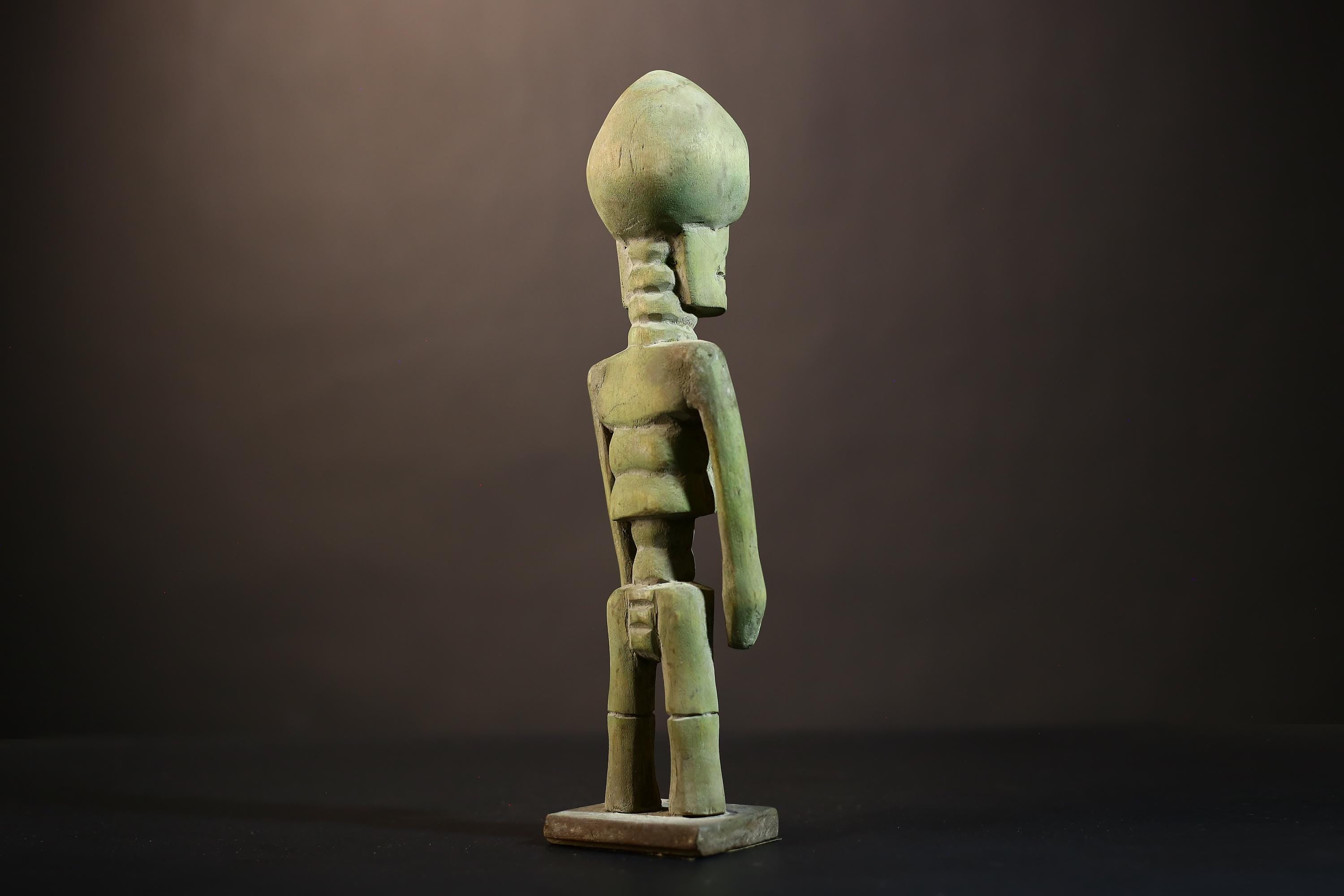 African Vintage Commemorative Statue | Tiv Funerary Art | Handcrafted Nigeria | Ethnic Home Decor | Unique Gifts for Collectors-G5099