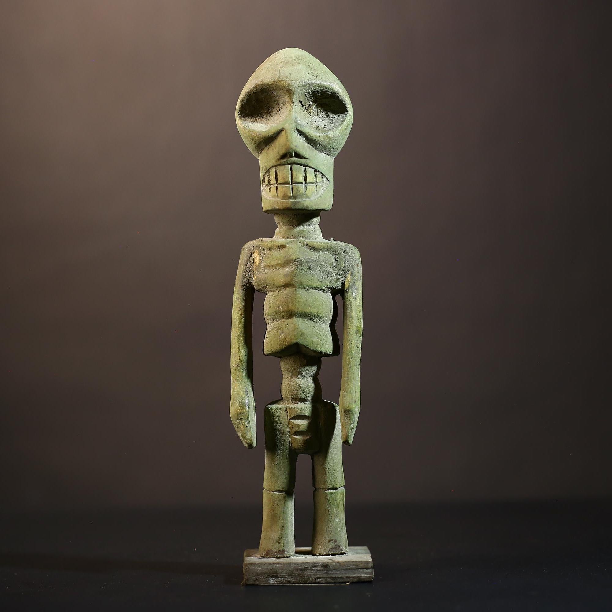 African Vintage Commemorative Statue | Tiv Funerary Art | Handcrafted Nigeria | Ethnic Home Decor | Unique Gifts for Collectors-G5099