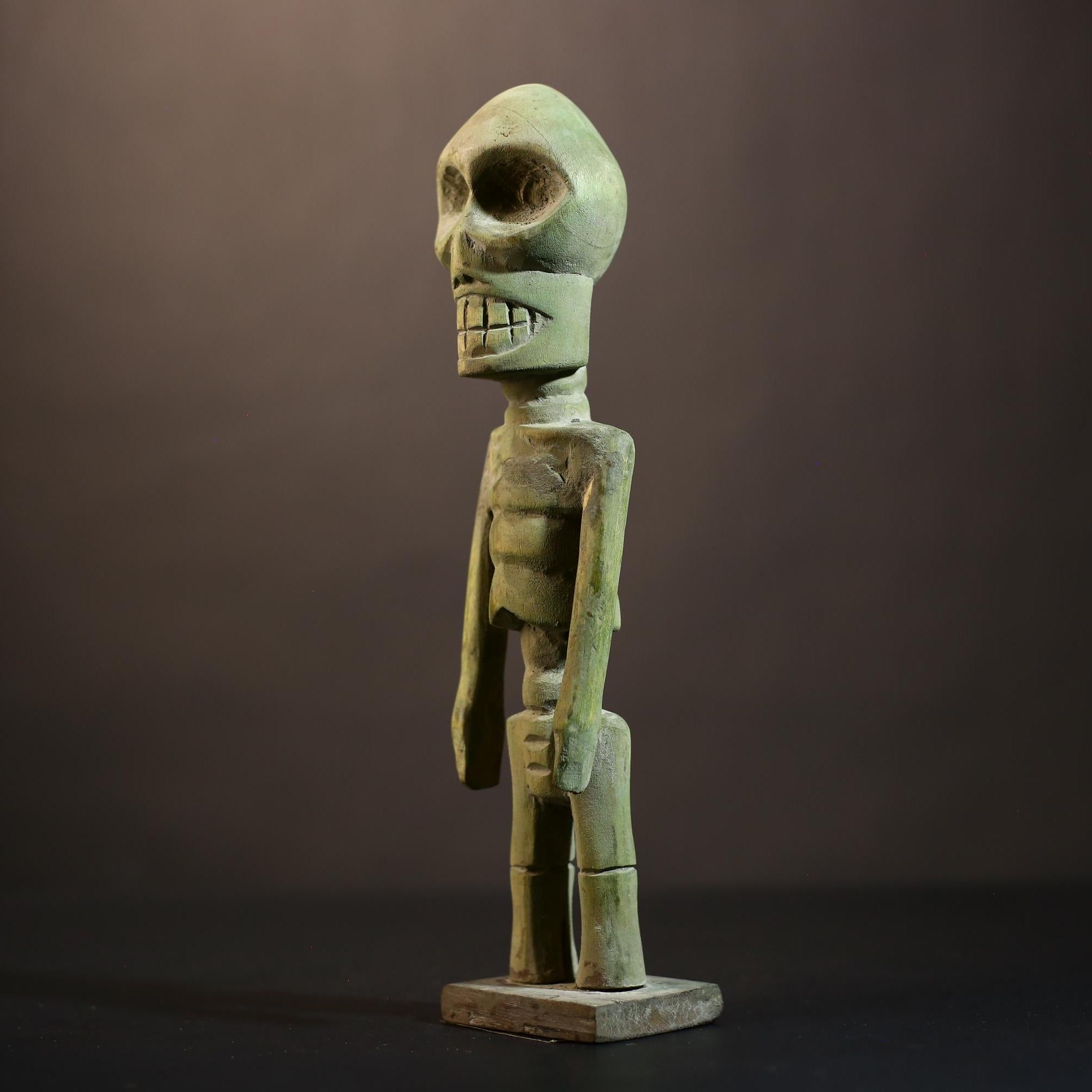 African Vintage Commemorative Statue | Tiv Funerary Art | Handcrafted Nigeria | Ethnic Home Decor | Unique Gifts for Collectors-G5099